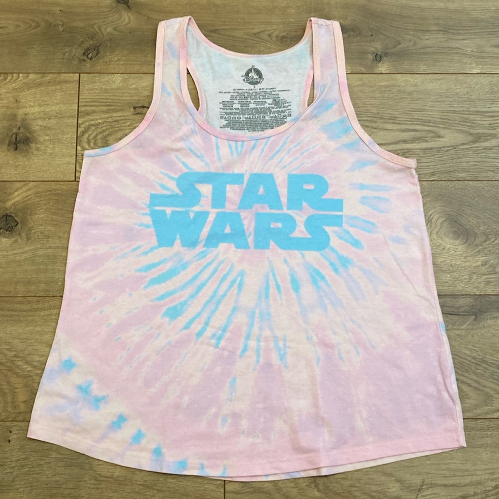 Star Wars tie-dye tank top